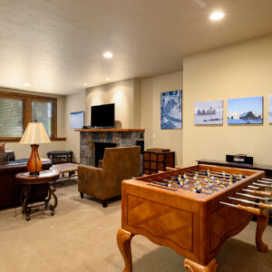 amenities in houses foosball and tv